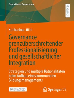 cover image of Governance grenzüberschreitender Professionalisierung und gesellschaftlicher Integration